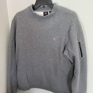 Victorinox long sleeve gray sweat shirt